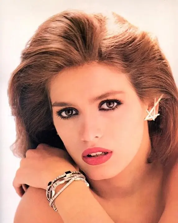 Image: Francesco Scavullo (1982), colorized Gia Carangi