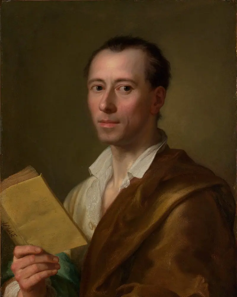 Image: Anton Raphael Mengs Johann Joachim Winckelmann