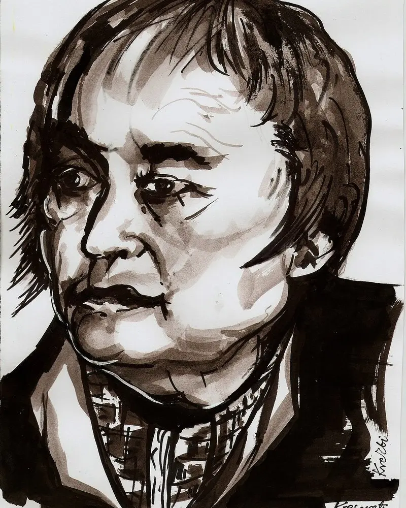 Image: Zbigniew Kresowaty, drawing Maria Janion