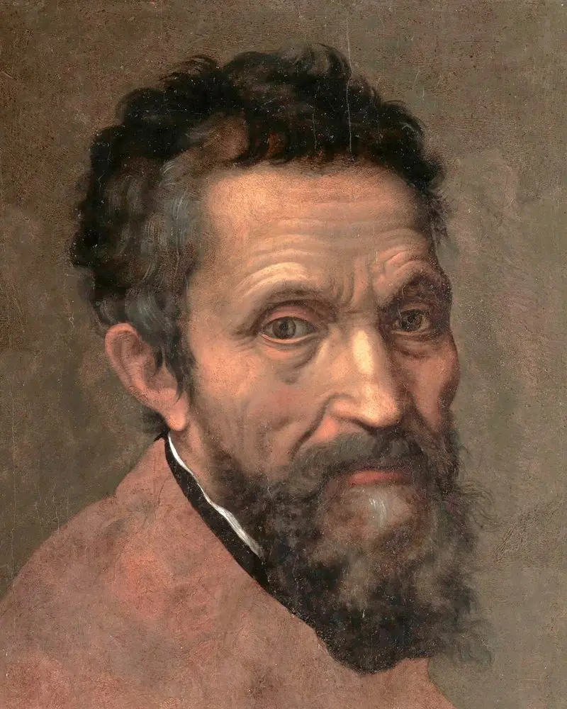 Image: Attributed to Daniele da Volterra (c. 1545) Michelangelo